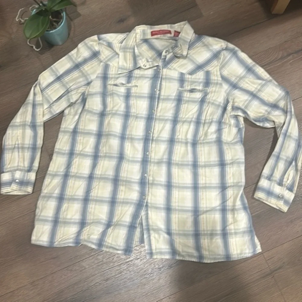 Gloria Vanderbilt 2X western shirt